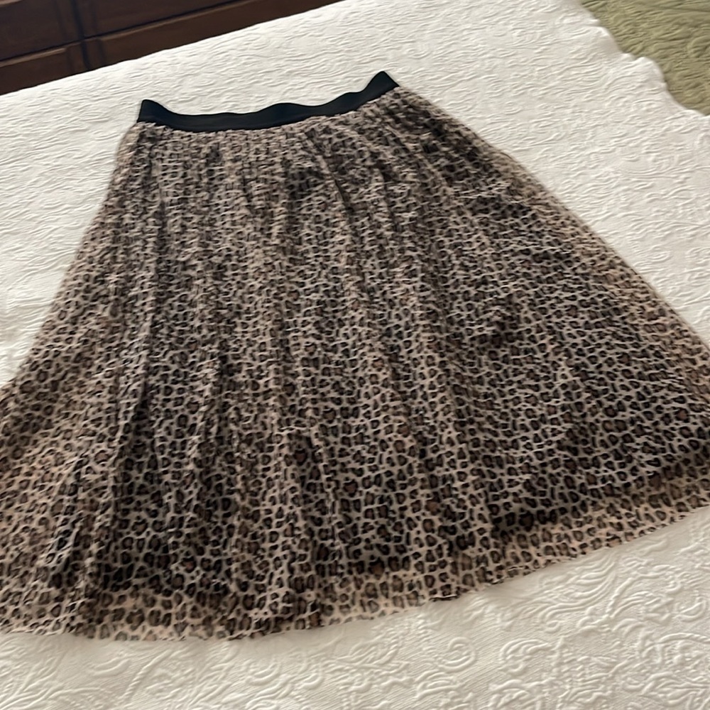 Animal print skirt by a. new day. - Picture 2 of 7